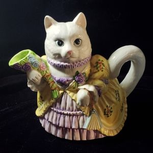 Lefton Cat musical teapot